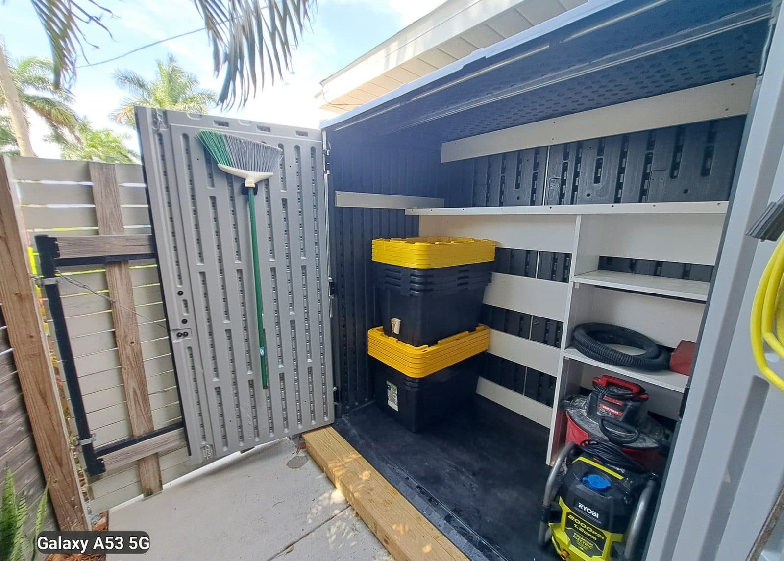 Outdoor storage organization